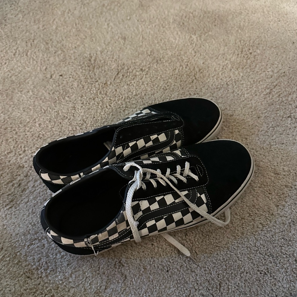 Vans Black and White Checkered Sneakers